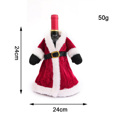 Weihnachtsflascheverkleidung