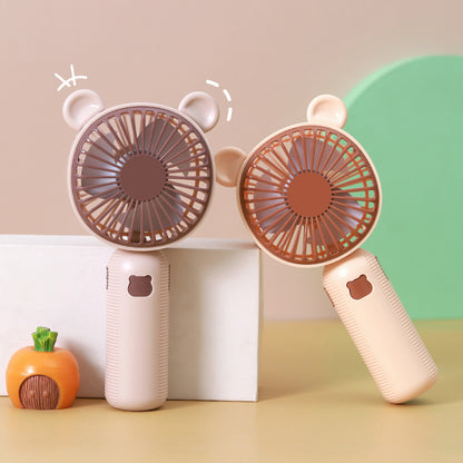 Damen Tragbarer Handventilator im süßen Bären-Design Brehn