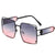 Damen elegante oversized Sonnenbrille mit markantem geometrischen Design Brehn
