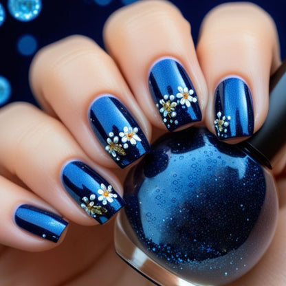 Dekoratives Floral Nagelkunst Set Brehn