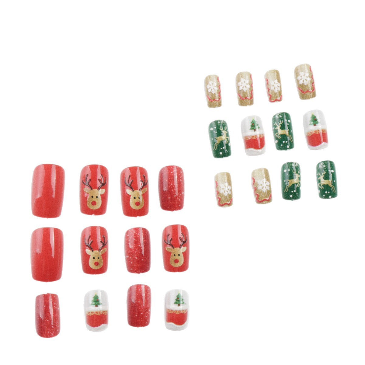 Festliche Nagelkunst Aufkleber Brehn