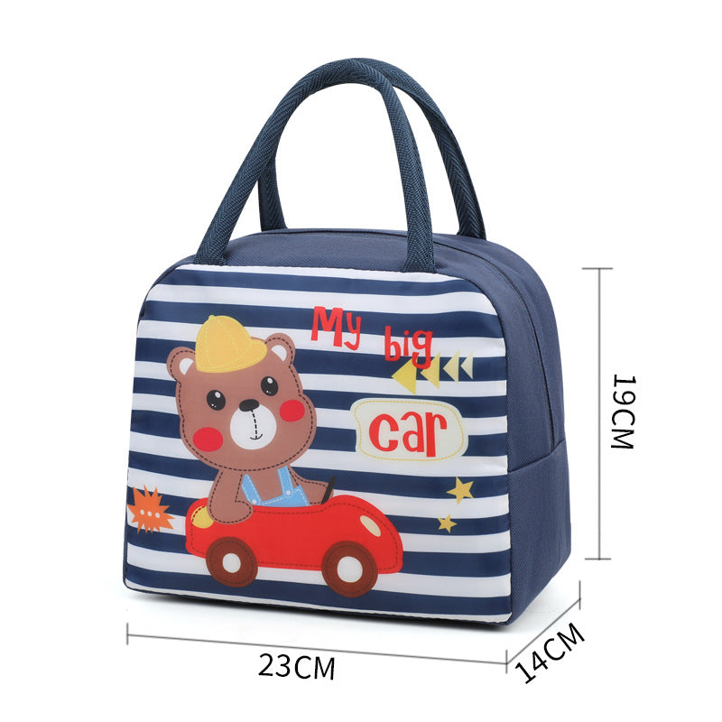Spaßige und verspielte Fuchs-Motiv isolierte Lunch-Tasche