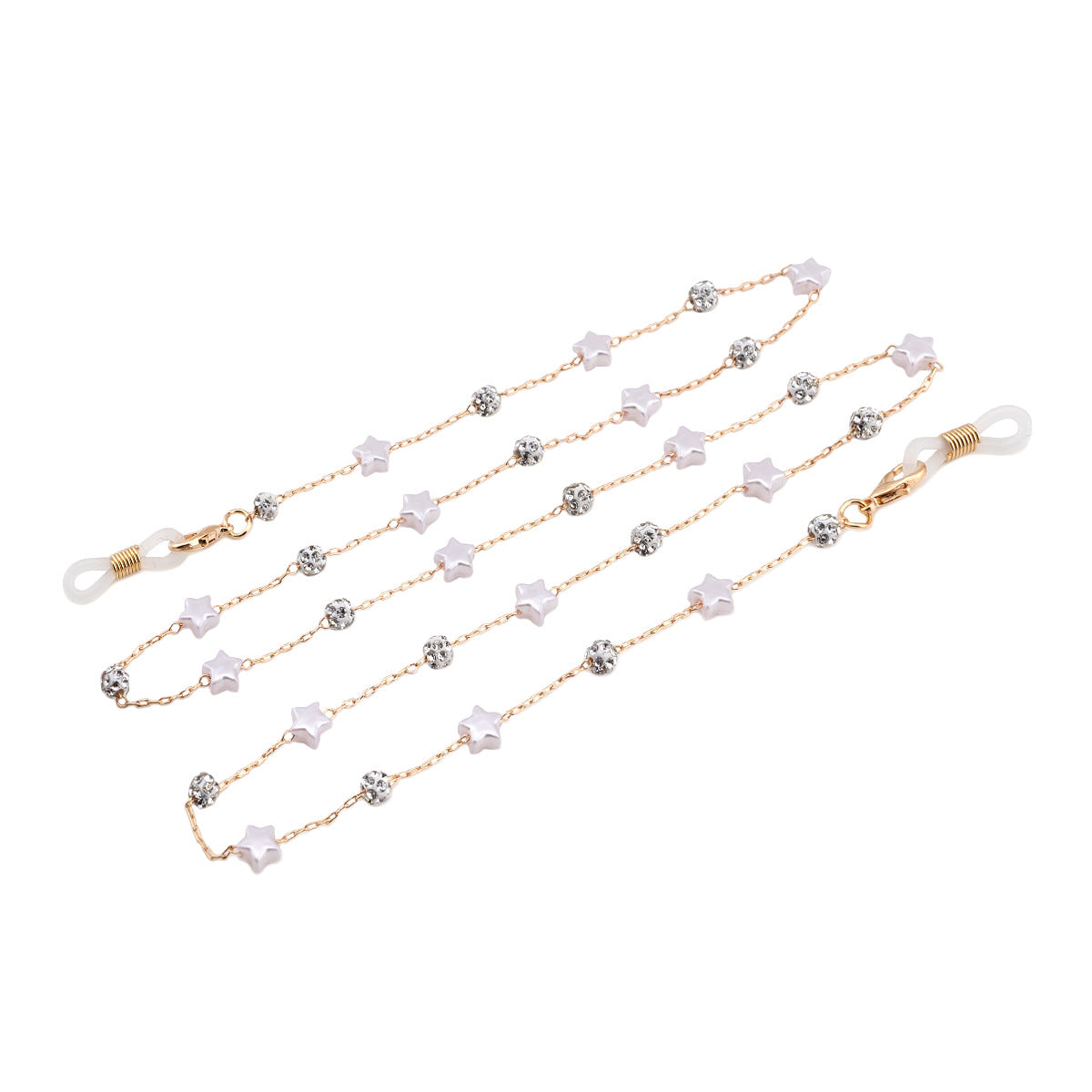 Elegante Kristall- und Perlenbrillenketten Brehn