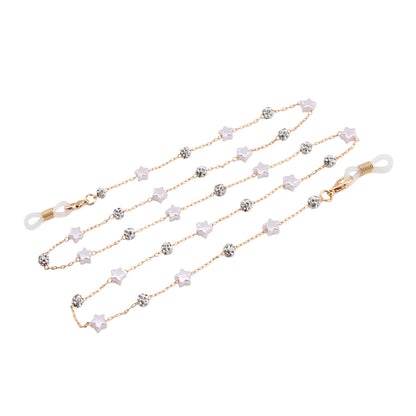 Elegante Kristall- und Perlenbrillenketten Brehn