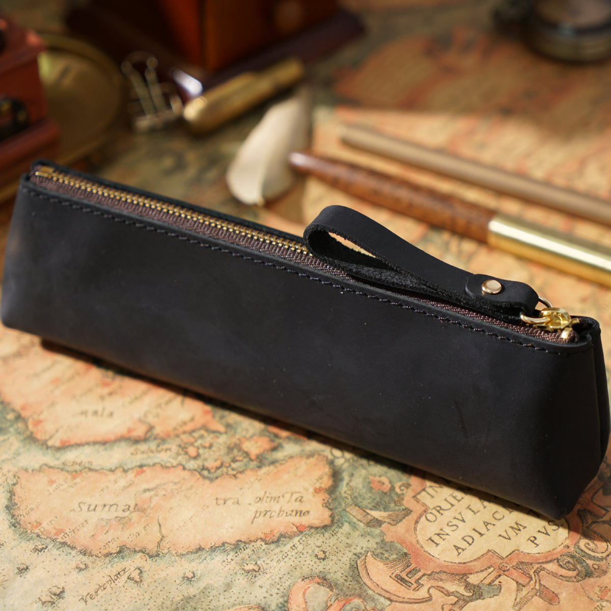 Premium Leder Bleistiftetui