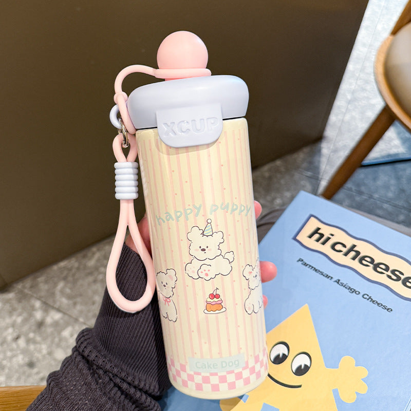 Damen Animierte Trinkflasche mit Versiegelungssystem Brehn
