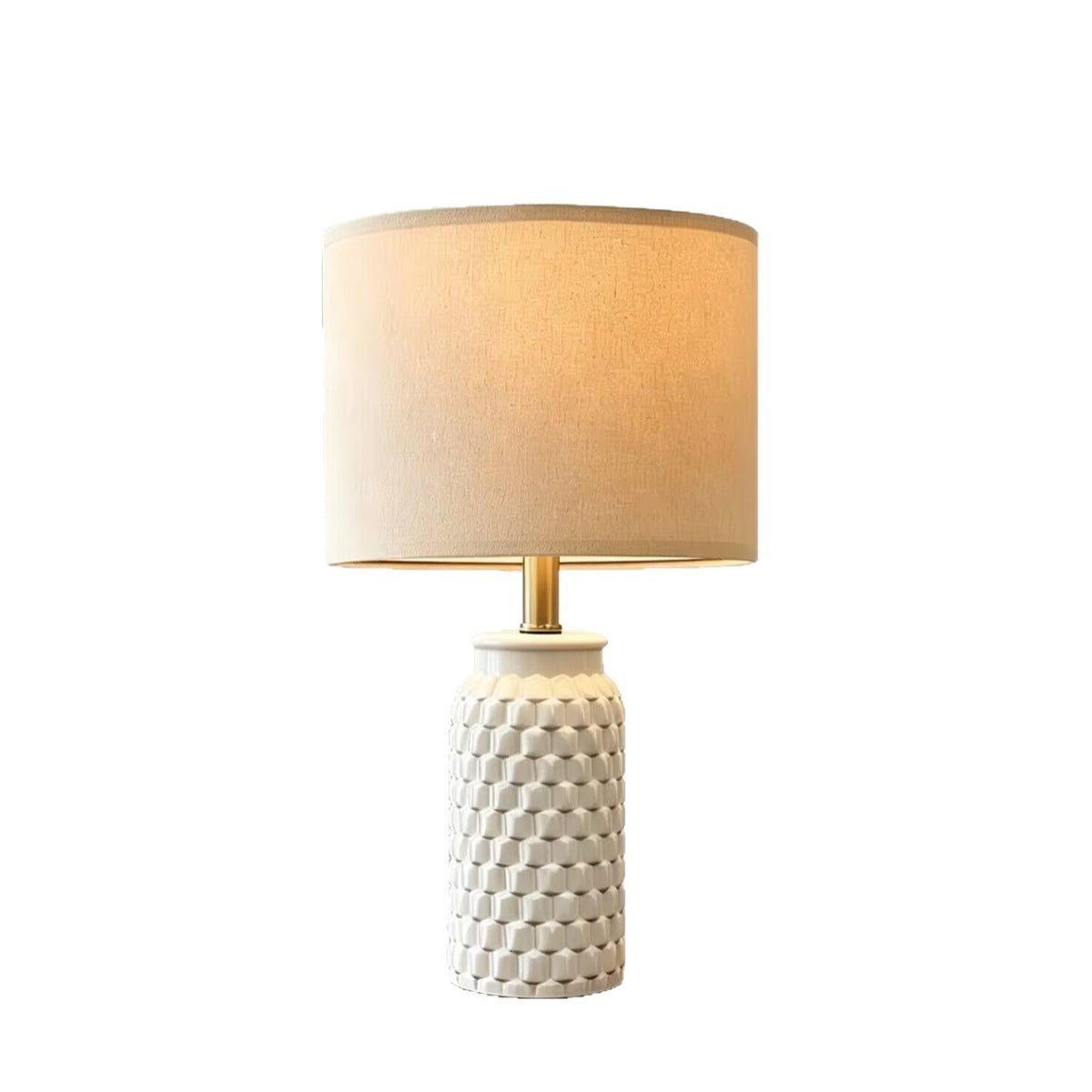Texturierte Keramische Tischlampe