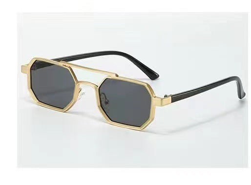 Damen geometrische Sonnenbrille mit einzigartigem Design Brehn