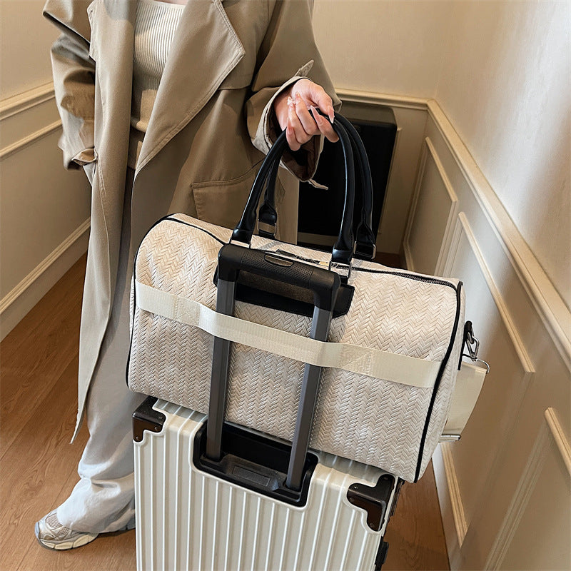Elegante strukturierte Reisetasche Brehn