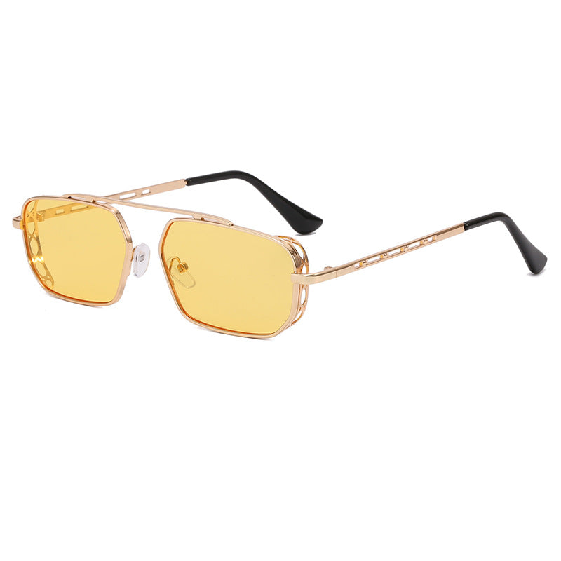 Damen modische Sonnenbrille im modernen Hexagon-Design Brehn