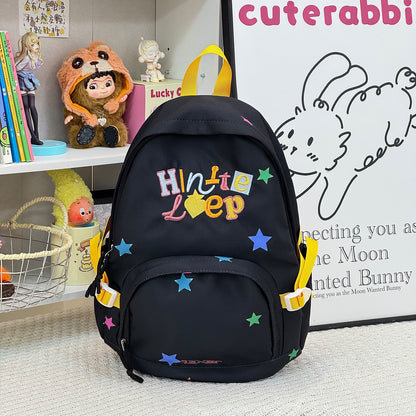 Spaß Bestickter Sternmuster Rucksack