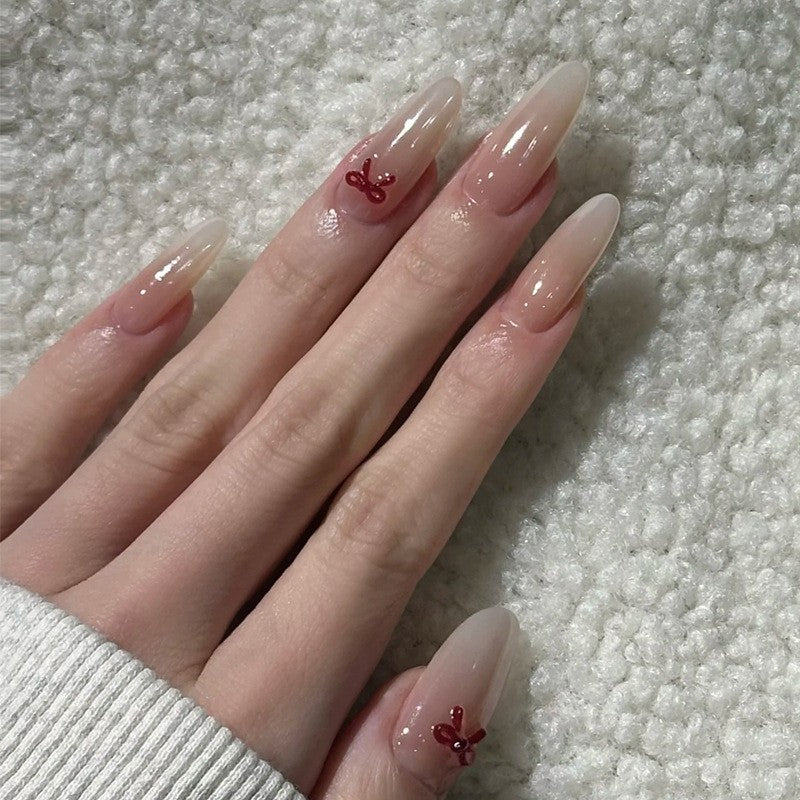 Premium Künstlerische Lange Stiletto-Nagelspitzen mit Aufwändigen Verzierungen Brehn