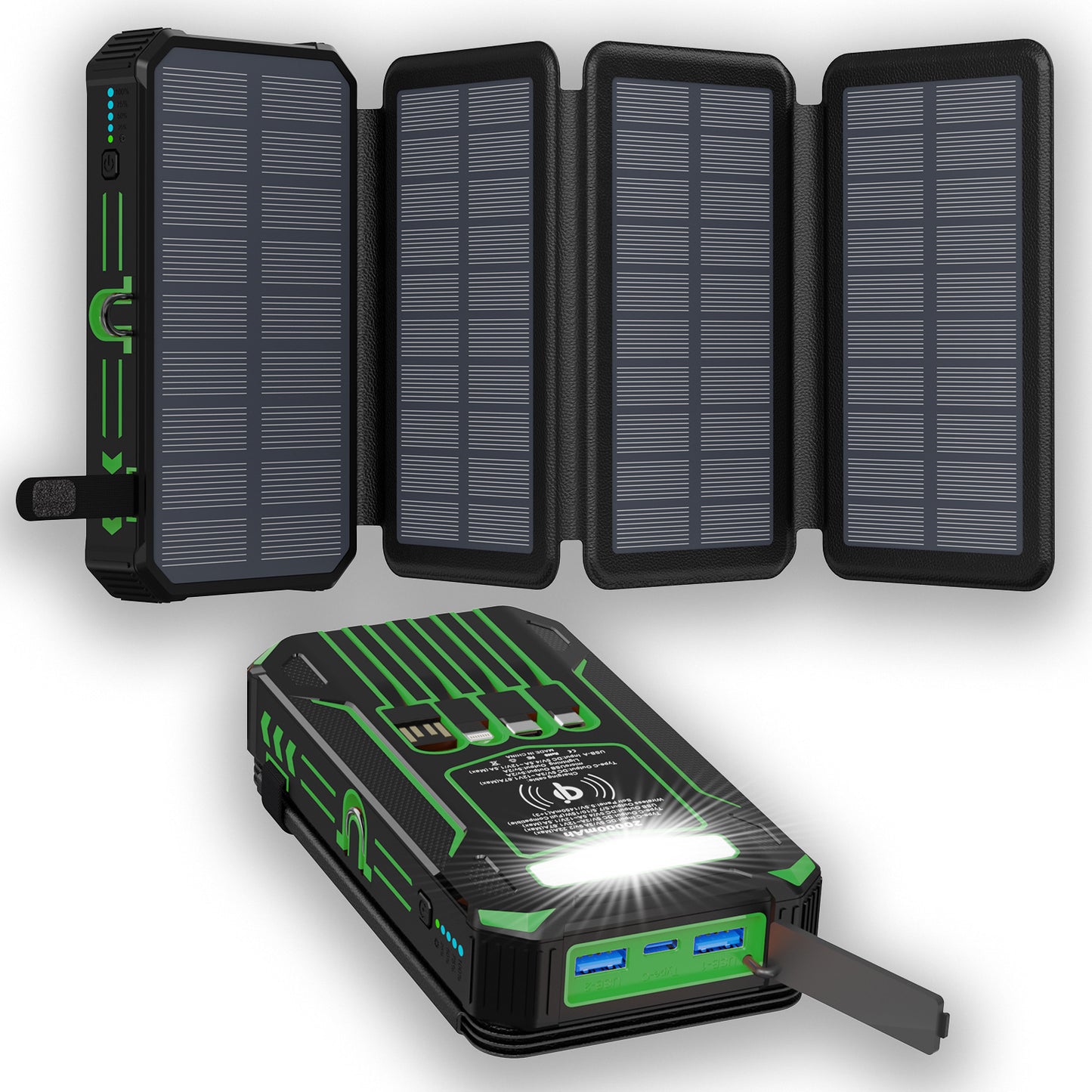 Solarbetriebene Powerbank Mit Schnellladefunktion Von Brehn
