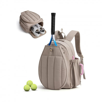 Tennis-Schläger und Gear Rucksack Brehn