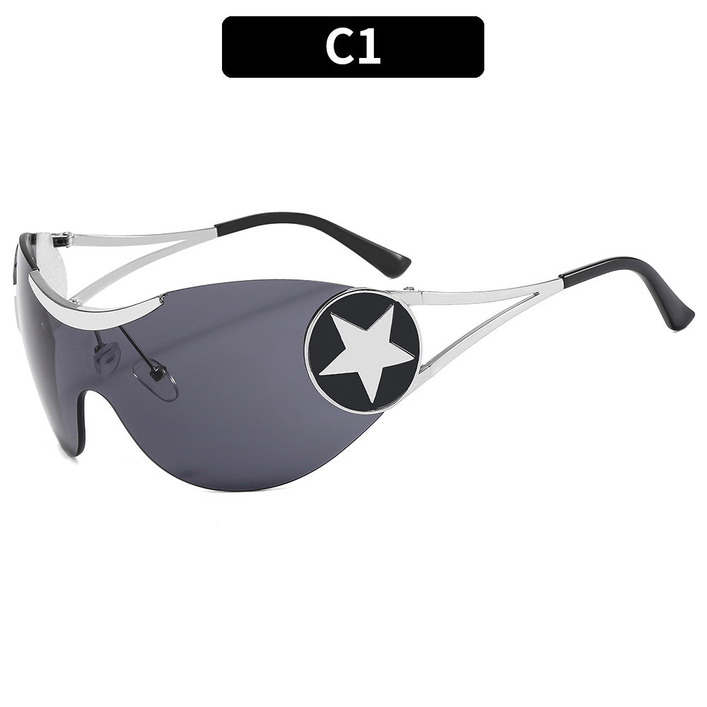 Star-Detail Schildkröt Sonnenbrille