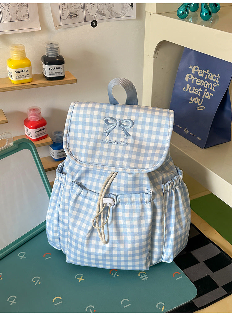 Trendy Kordelzug Freizeit Rucksack Brehn