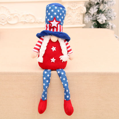 Dekorativer Plüsch-Gnom-Figurine Brehn