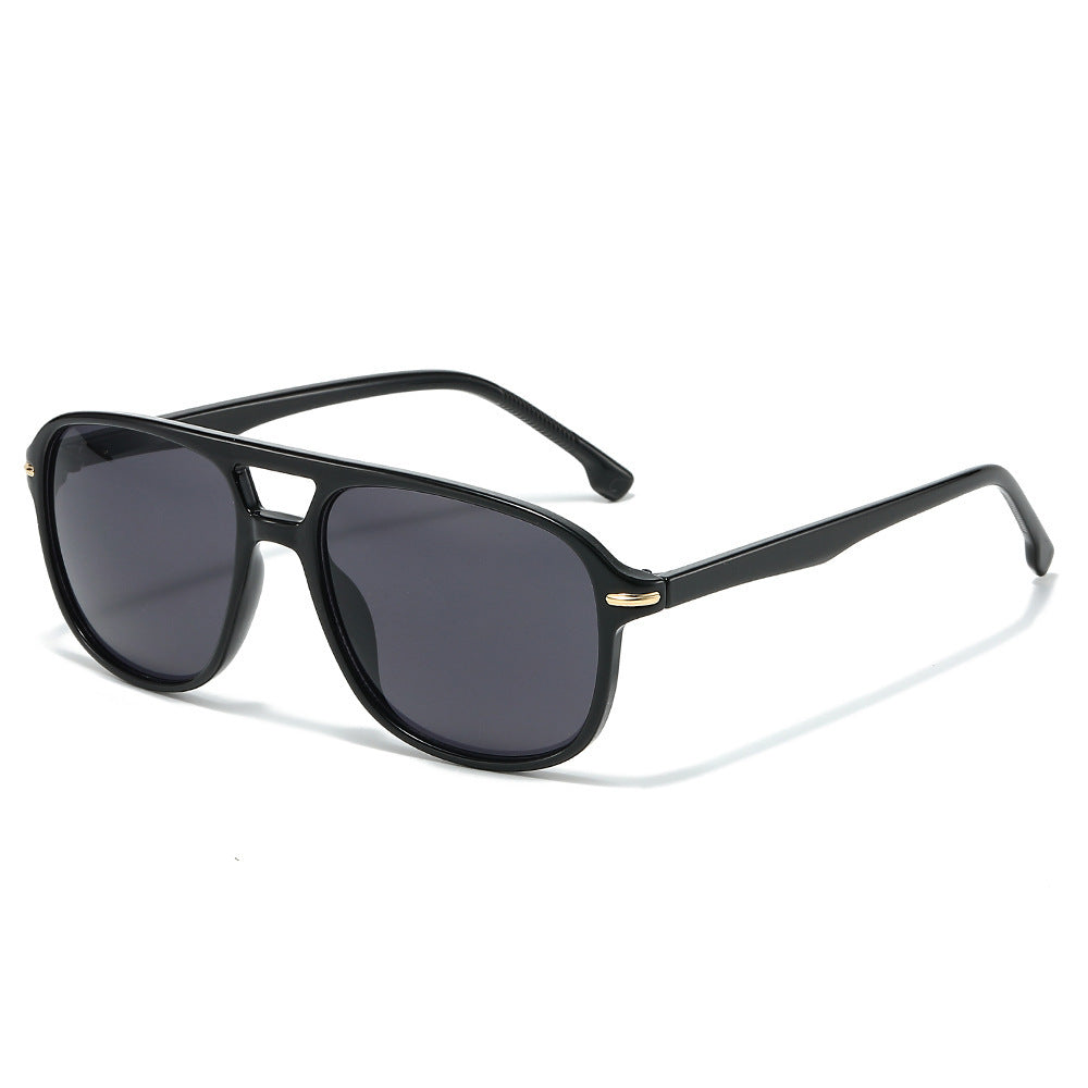 Oversized Farbverlauf Linse Schild Sonnenbrille Brehn