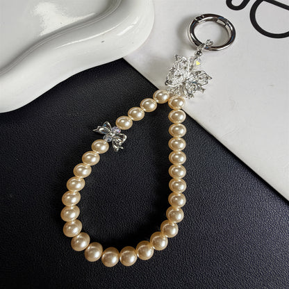 Eleganter Perlen-Schlüsselanhänger Halter Brehn