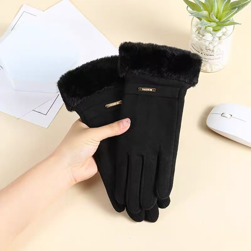 Luxuriöse Fleecegefütterte Touchscreen-Handschuhe Brehn