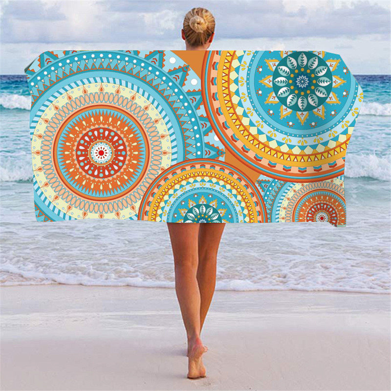Strandtuch mit einzigartigem grafischen Muster Brehn