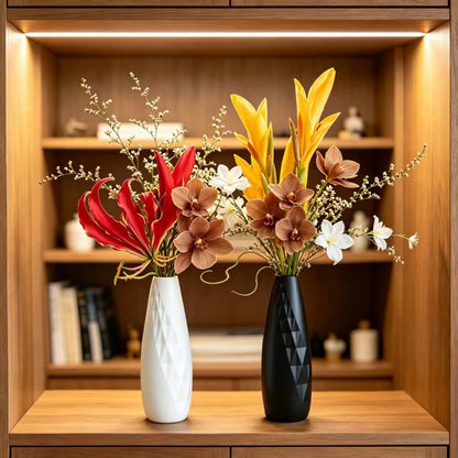 Geometrische Texturierte Dekorative Blumenvase Brehn