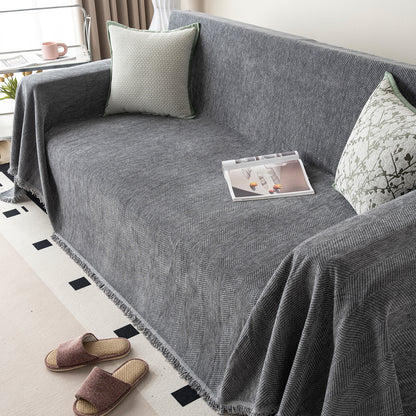 Strukturiertes Sofa-Wurfdecke