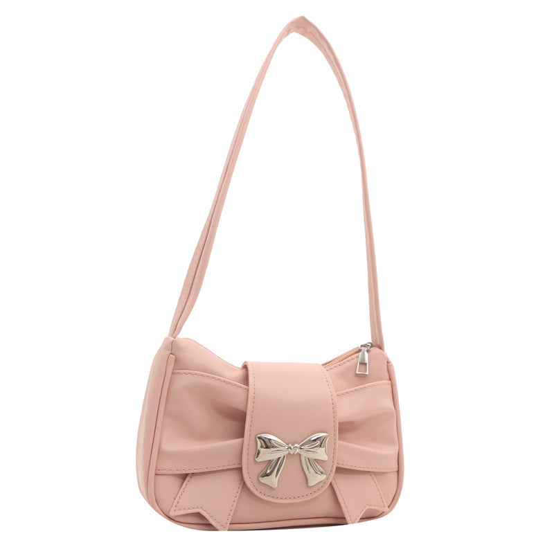 Elegante Schleifenakzent Schultertasche Brehn