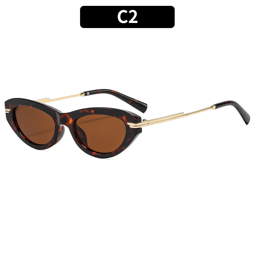 Cat-Eye-Rahmen-Sonnenbrille