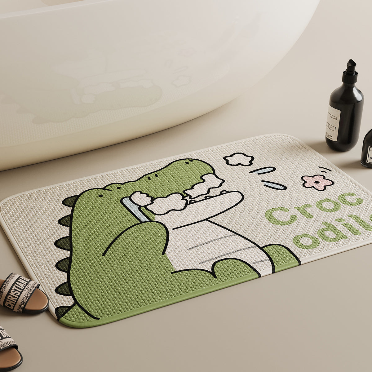 Dekorative Katzen-Themen-Badmatte Brehn