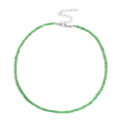 Buntes Perlen-Choker-Halsband Brehn