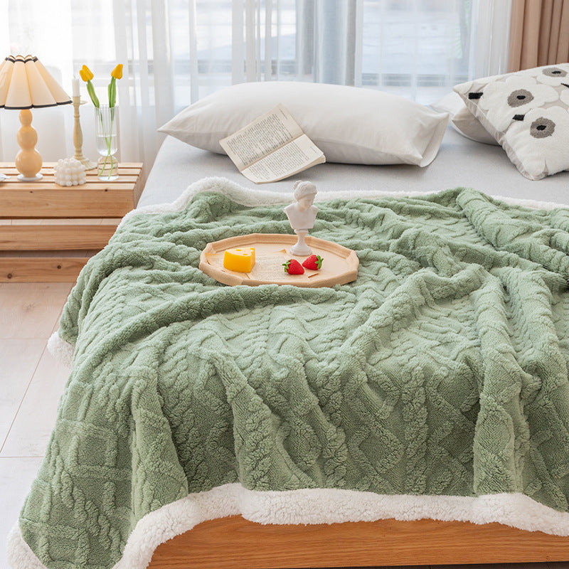 Gemütliche dekorative Wurfdecke