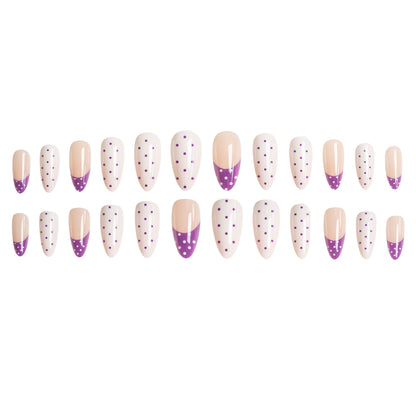 Polka Dot Press-On Nagelkunst