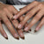 Stylische Faux-Leopard-Press-on-Nägel Brehn
