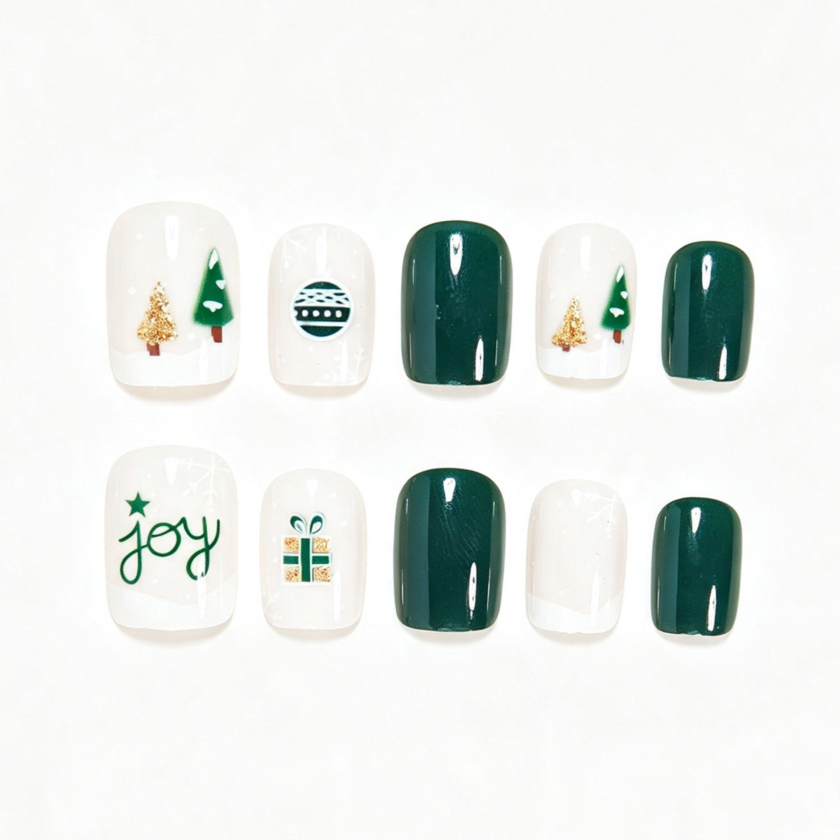 Festliches Feiertags-Nageldesign Brehn