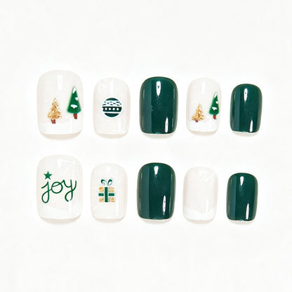 Festliches Feiertags-Nageldesign Brehn