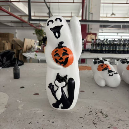 Dekorative Mumienfigur mit fröhlichem Lächeln Brehn