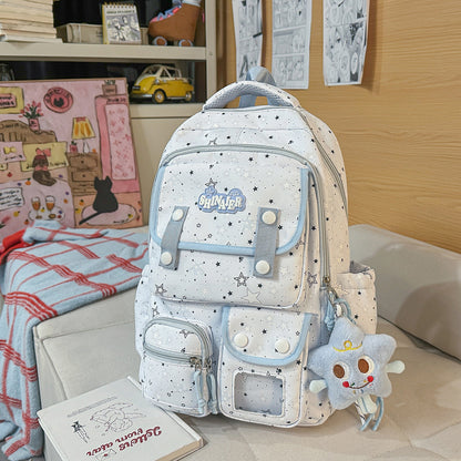 Stylischer Sternenmuster-Rucksack Brehn