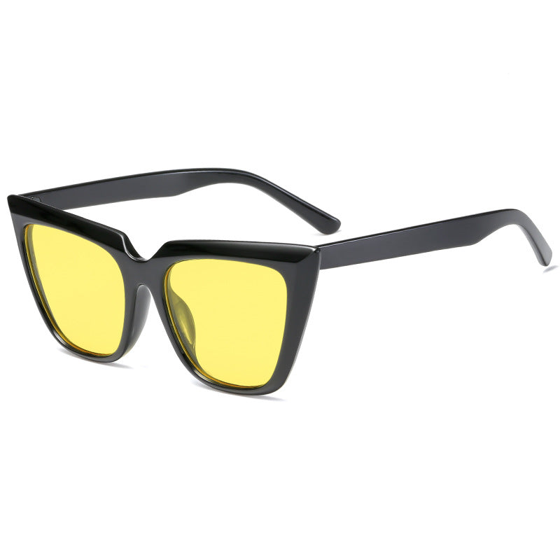 Damen Geometrische Oversized-Sonnenbrille Brehn