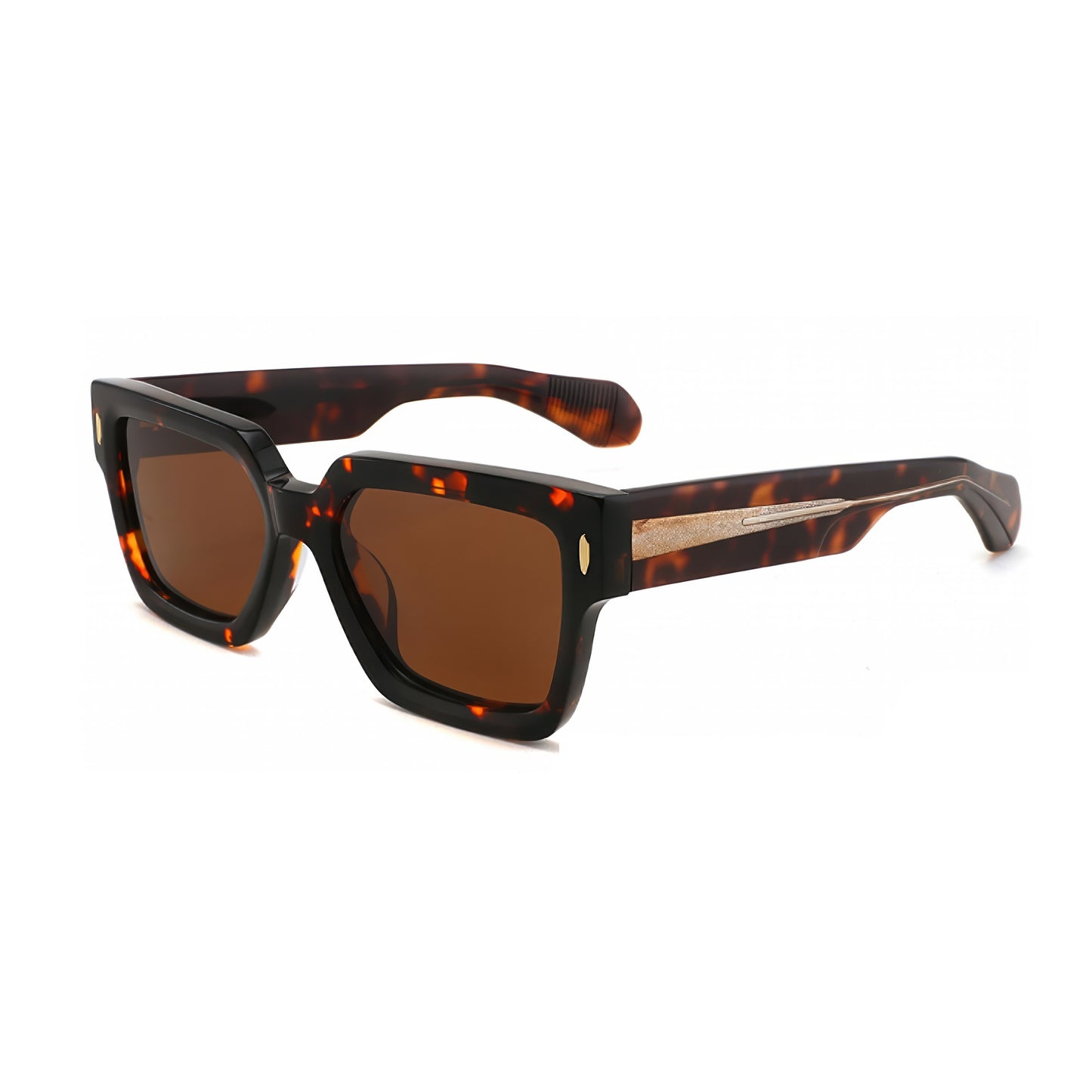 Damen modische Sonnenbrille im modernen, transparenten Hybrid-Design Brehn