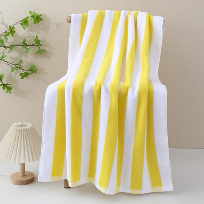 Premium Badetuch Mit Elegantem Streifenmuster Brehn