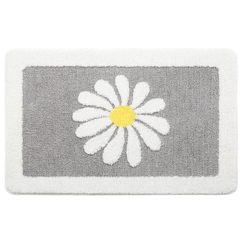 Floral gemusterte plüsch Badevorleger Brehn