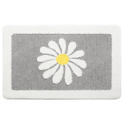 Floral gemusterte plüsch Badevorleger Brehn