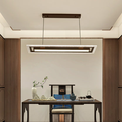 Moderne lineare Pendelleuchte