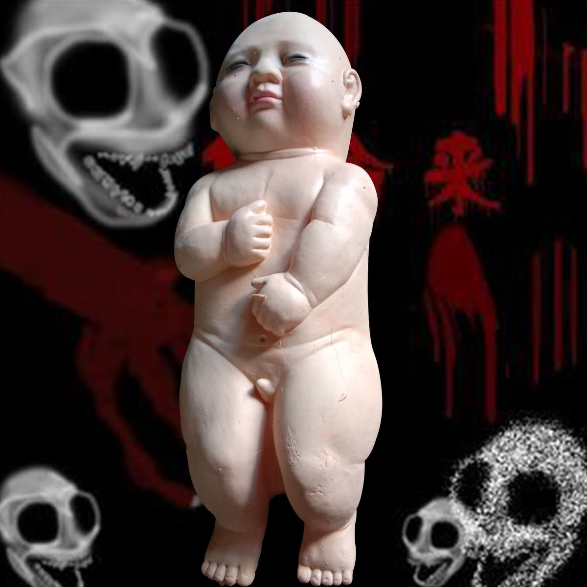 Realistische dekorative Babypuppe Brehn