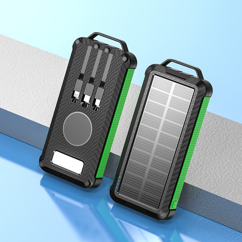 Solar Powerbank mit Kabelloser Ladetechnologie Brehn