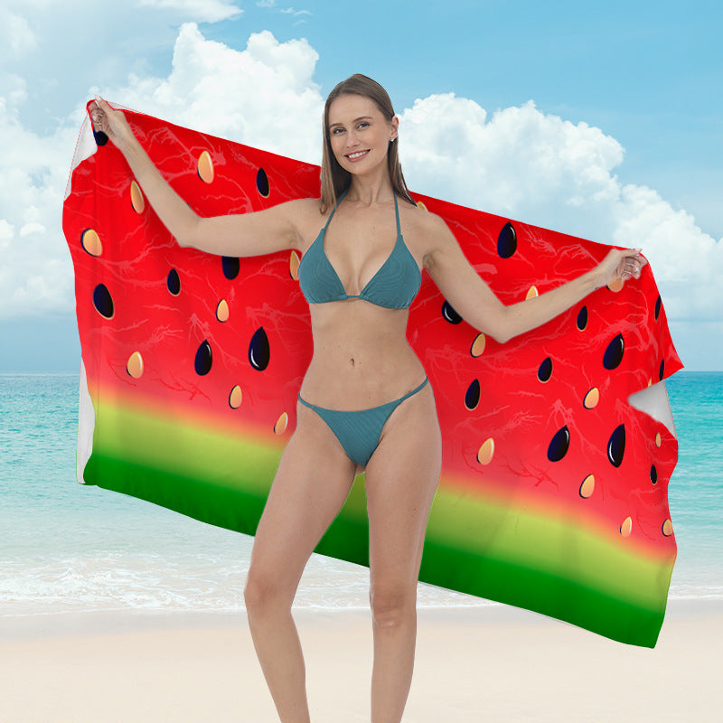 Strandtuch mit fröhlichem Obst-Motiv Brehn