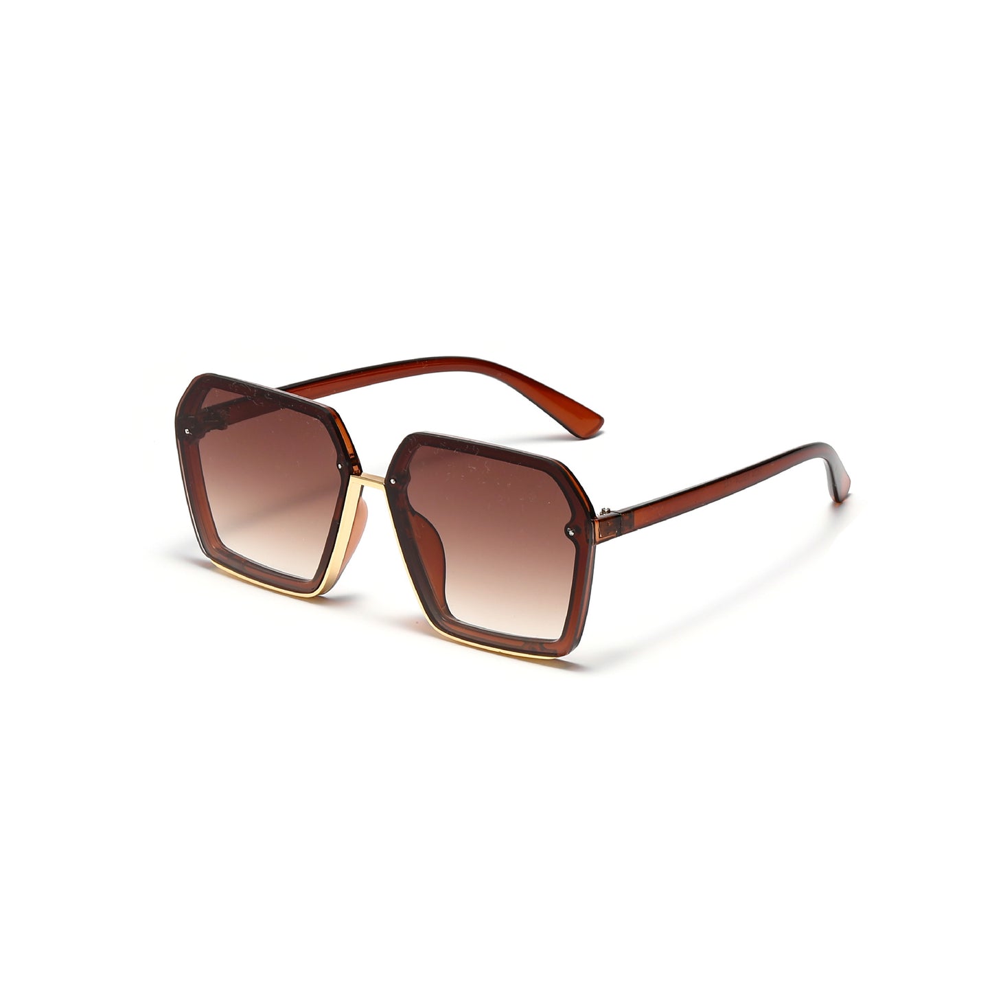 Damen kreative oversized Sonnenbrille mit einzigartiger Geometrie Brehn