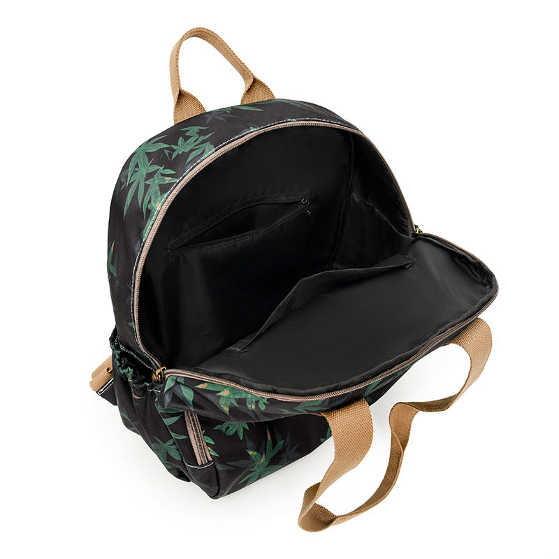 Stylischer Blumenmuster Rucksack Brehn