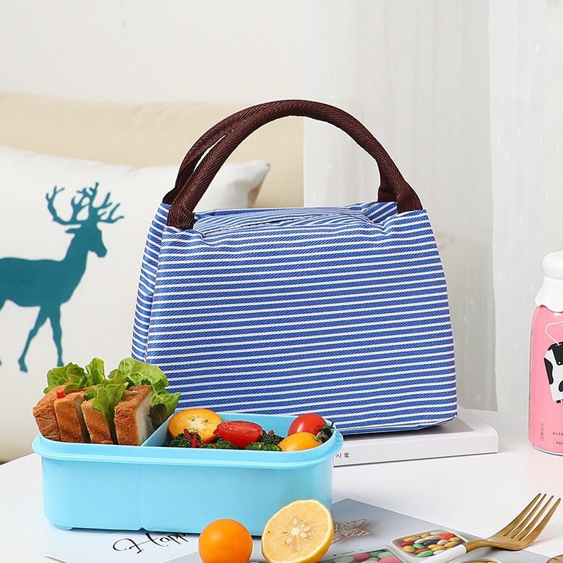 Isolierte gestreifte Lunch-Tasche Brehn